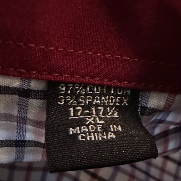 ENGLISH LAUNDRY Dress Shirt with Contrasting Cuffs - XL - Picture 9 of 9